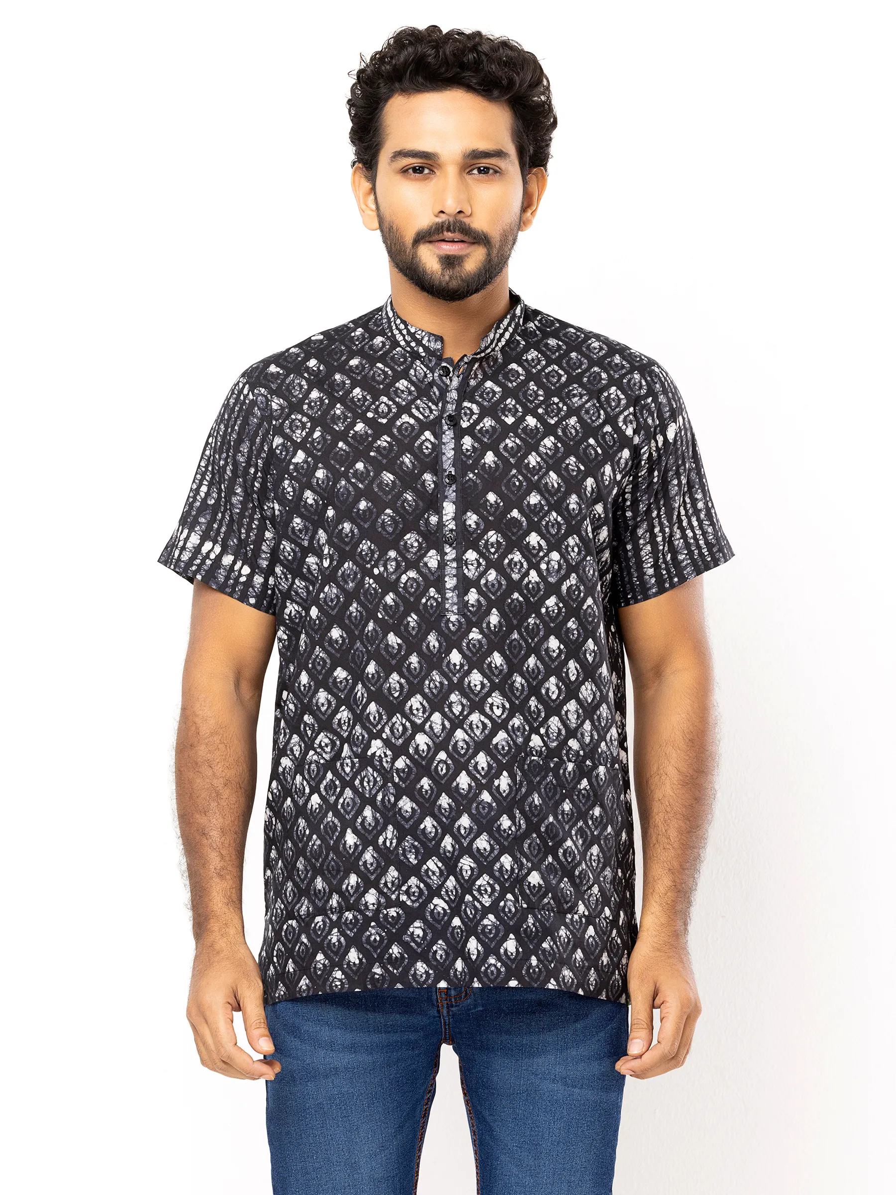 Black Wax Dyed Cotton Fatua